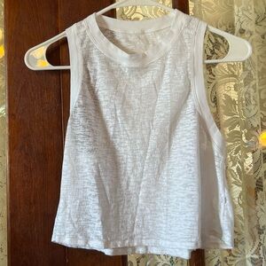 Lululemon White Camo Crop Tank 🍋